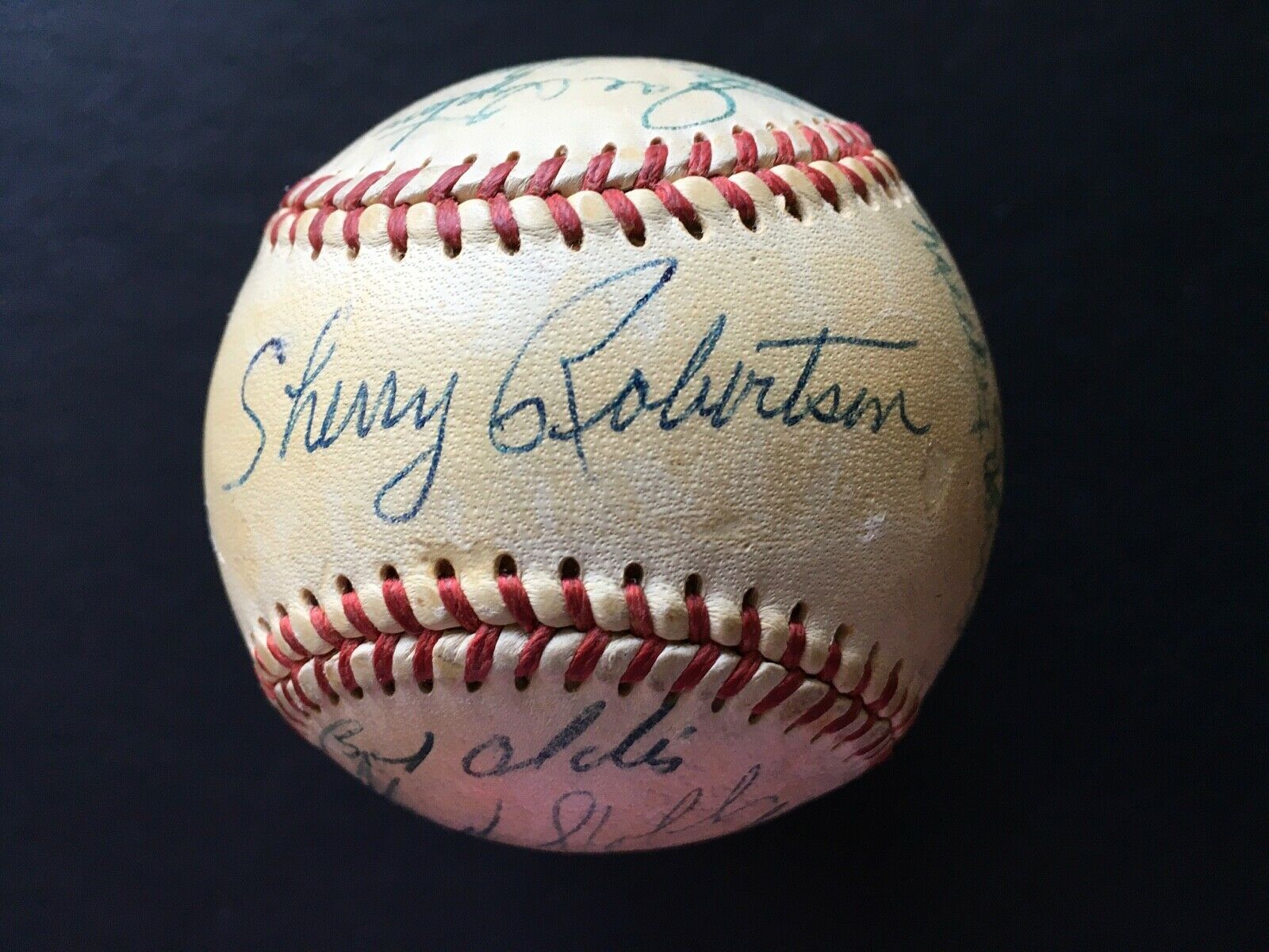 1954 Washington Senators Team-signed Baseball, 25 Sigs-sievers, Vernon, Yost,etc