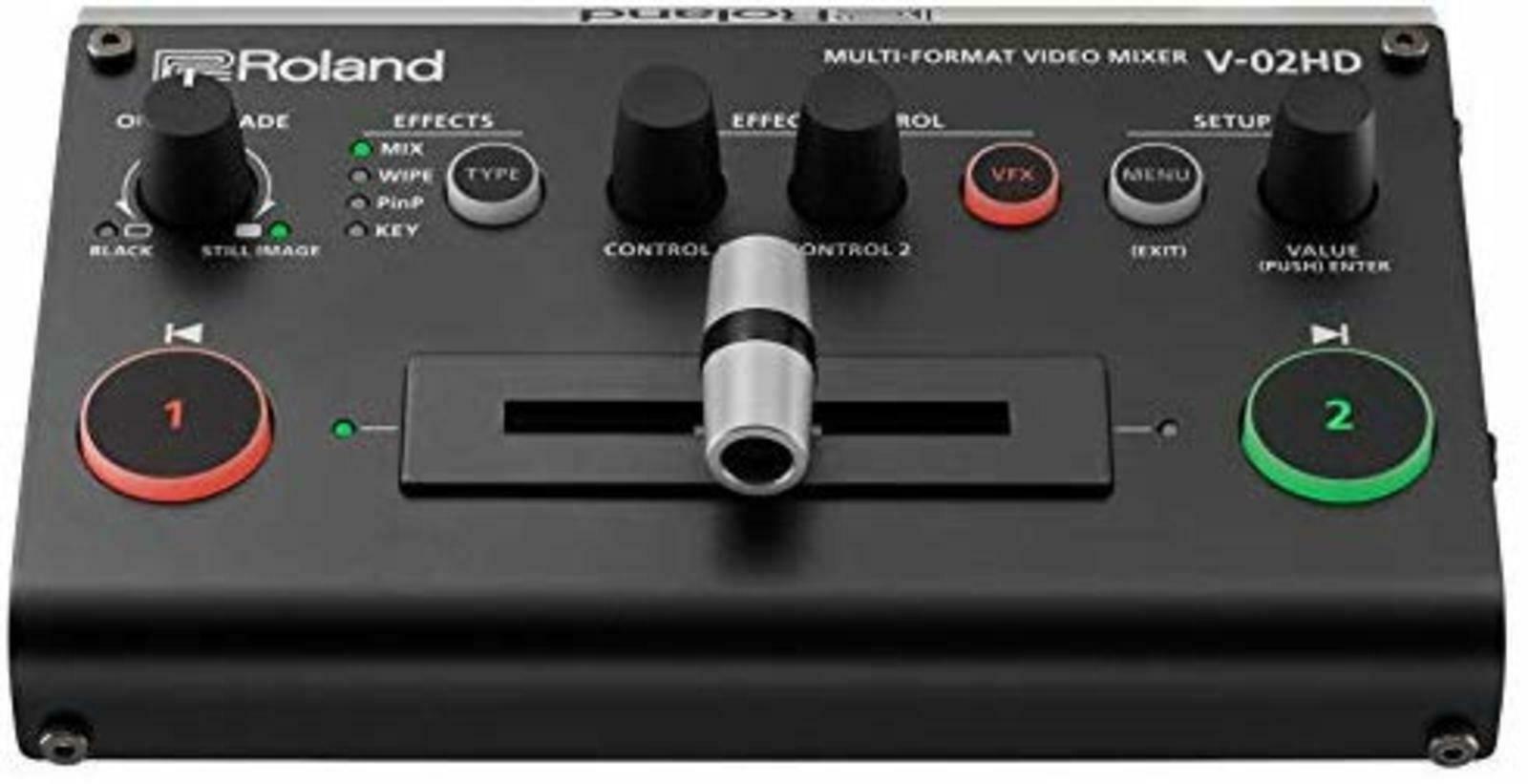 Roland Multi-format Video Mixer V-02hd Video Switcher F/s W/tracking# Japan New