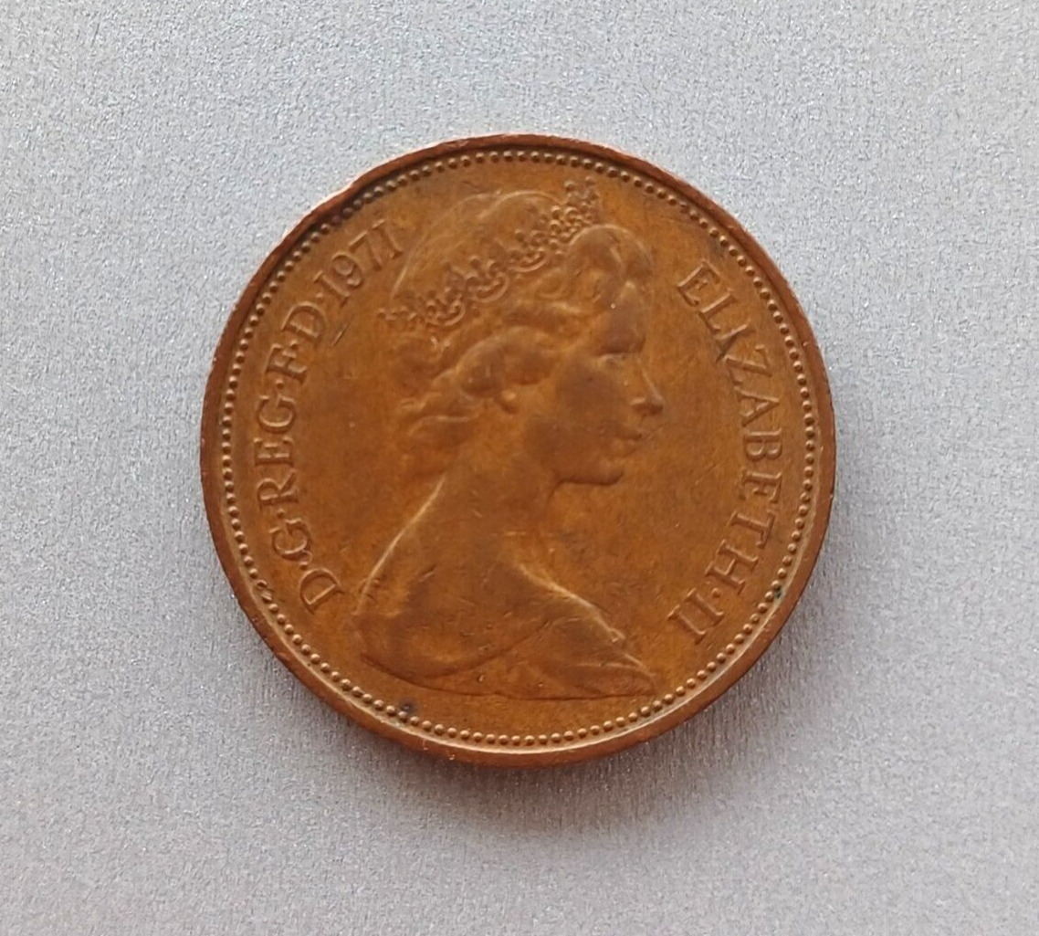 2 New Pence 1971  Rare #3