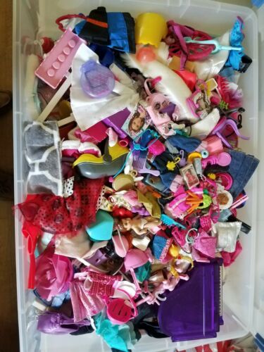 Huge Barbie Lot Clothes And Accessories Plus Others